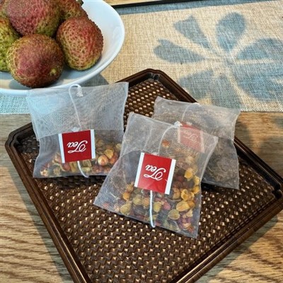 Bustine di tè a rete vuote