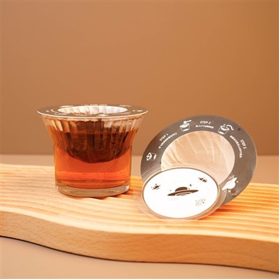 Sacchetto di carta filtro per caffè portatile